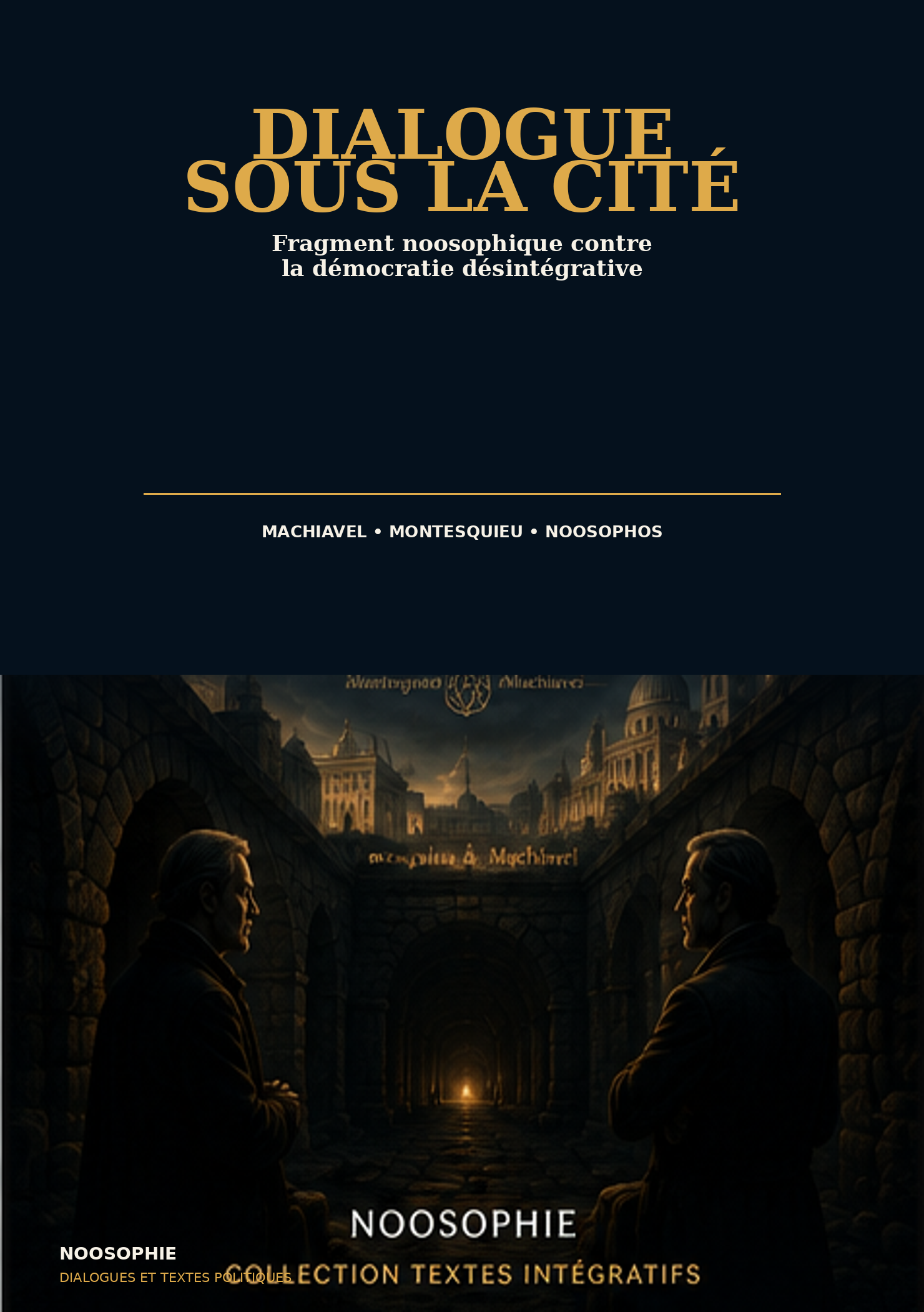Couverture de Dialogue sous la Cité