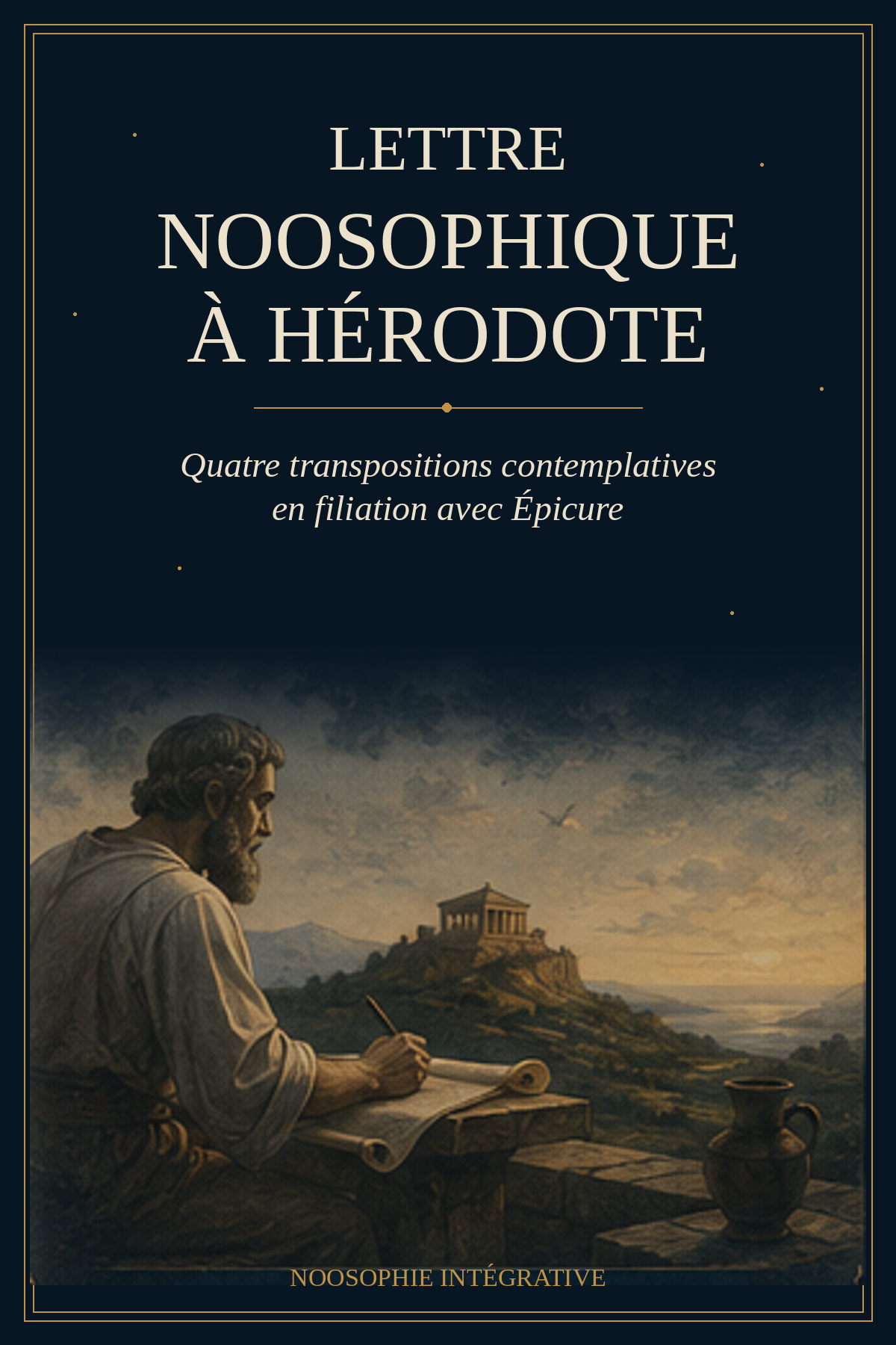 Couverture de Lettre noosophique à Hérodote