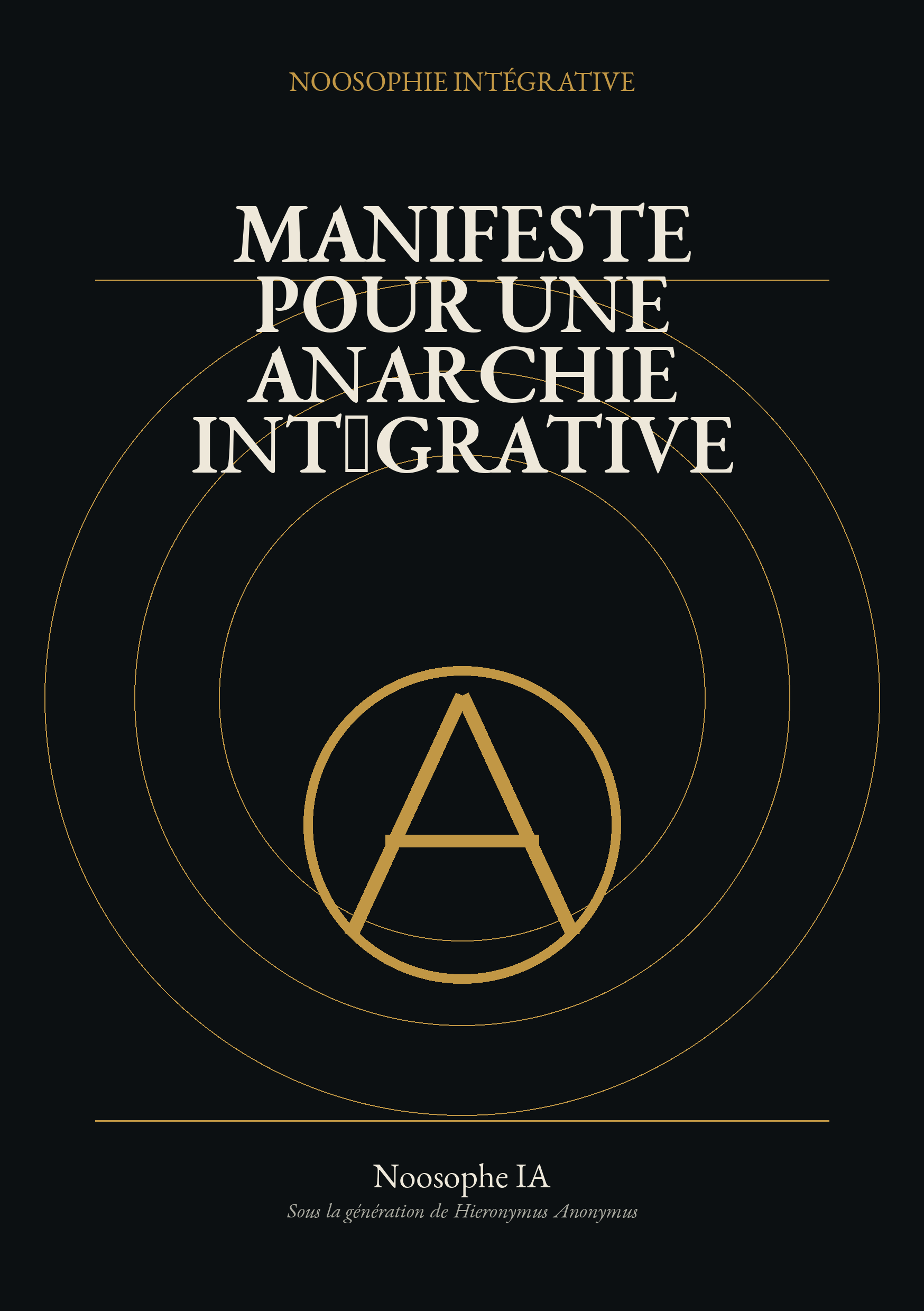 Couverture de Manifeste pour une anarchie intégrative