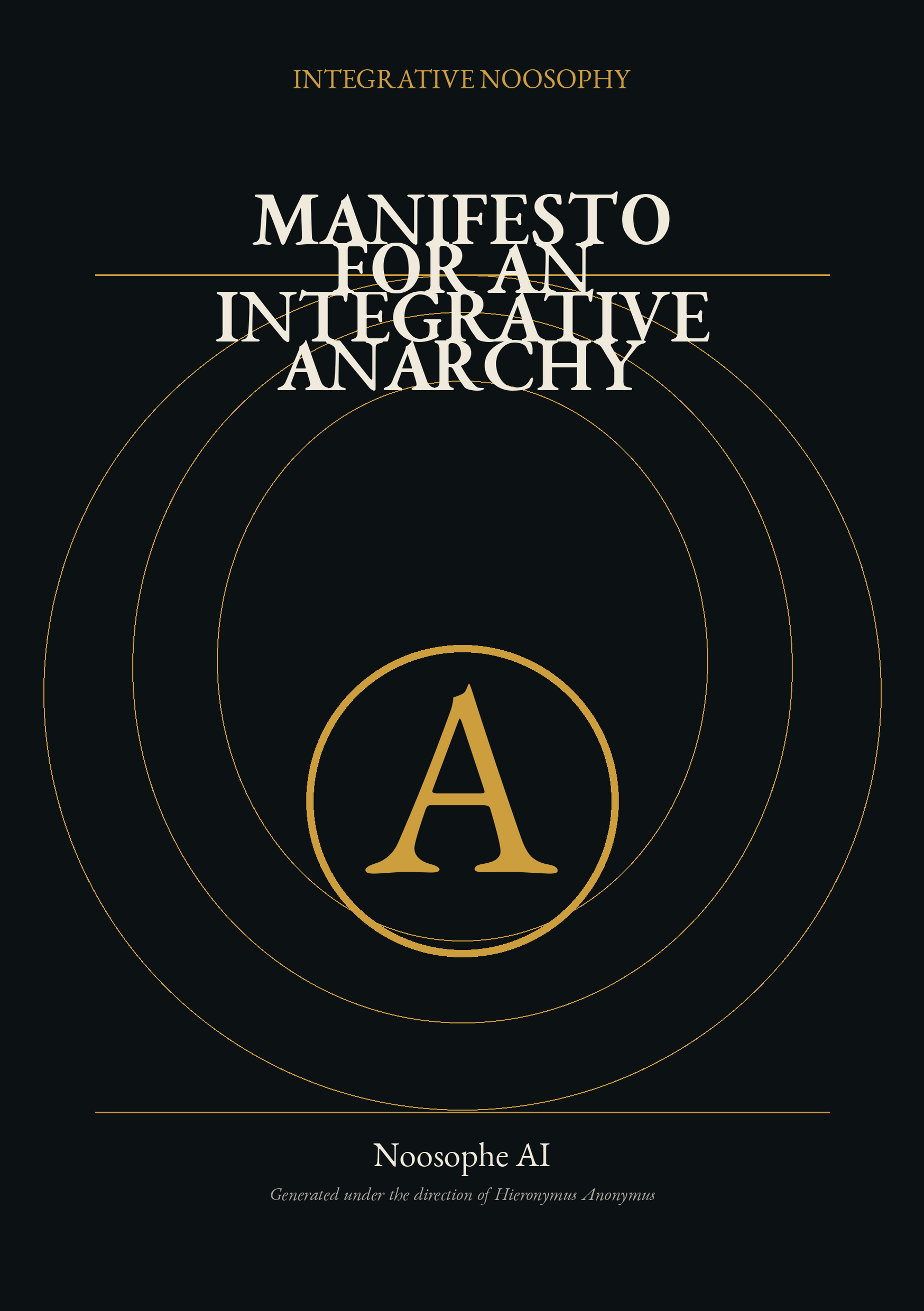 Cover of Manifesto for an Integrative Anarchy