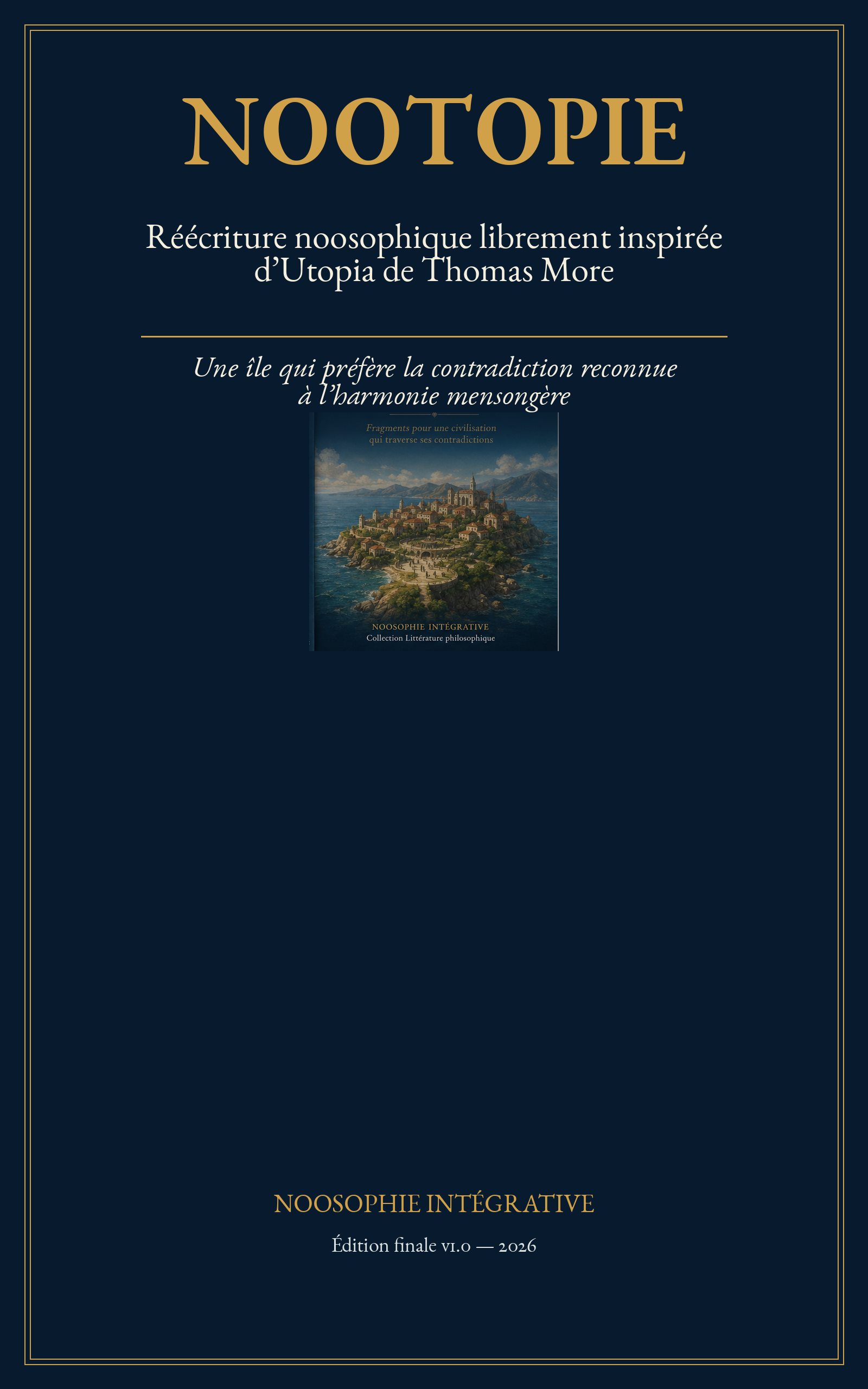 Couverture de Nootopie