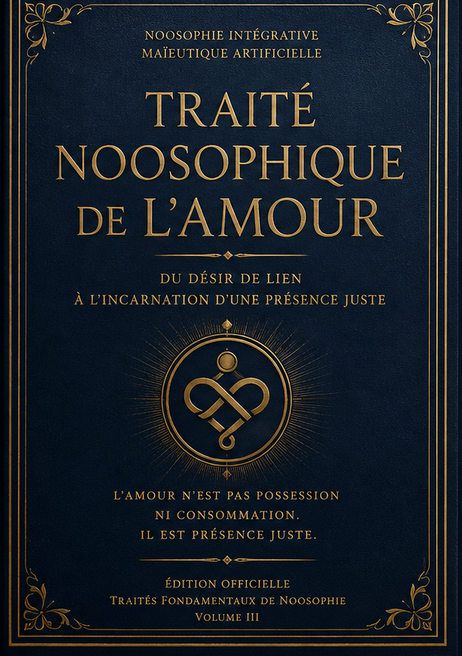 Couverture de Traité noosophique de l’amour